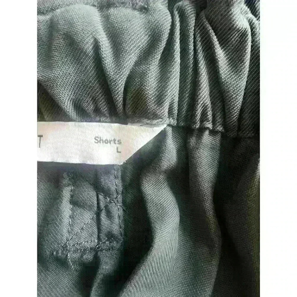 Nine West Belted Shorts Women Size L Large Purple Stretch Career‎ Paperbag - Picture 3 of 6